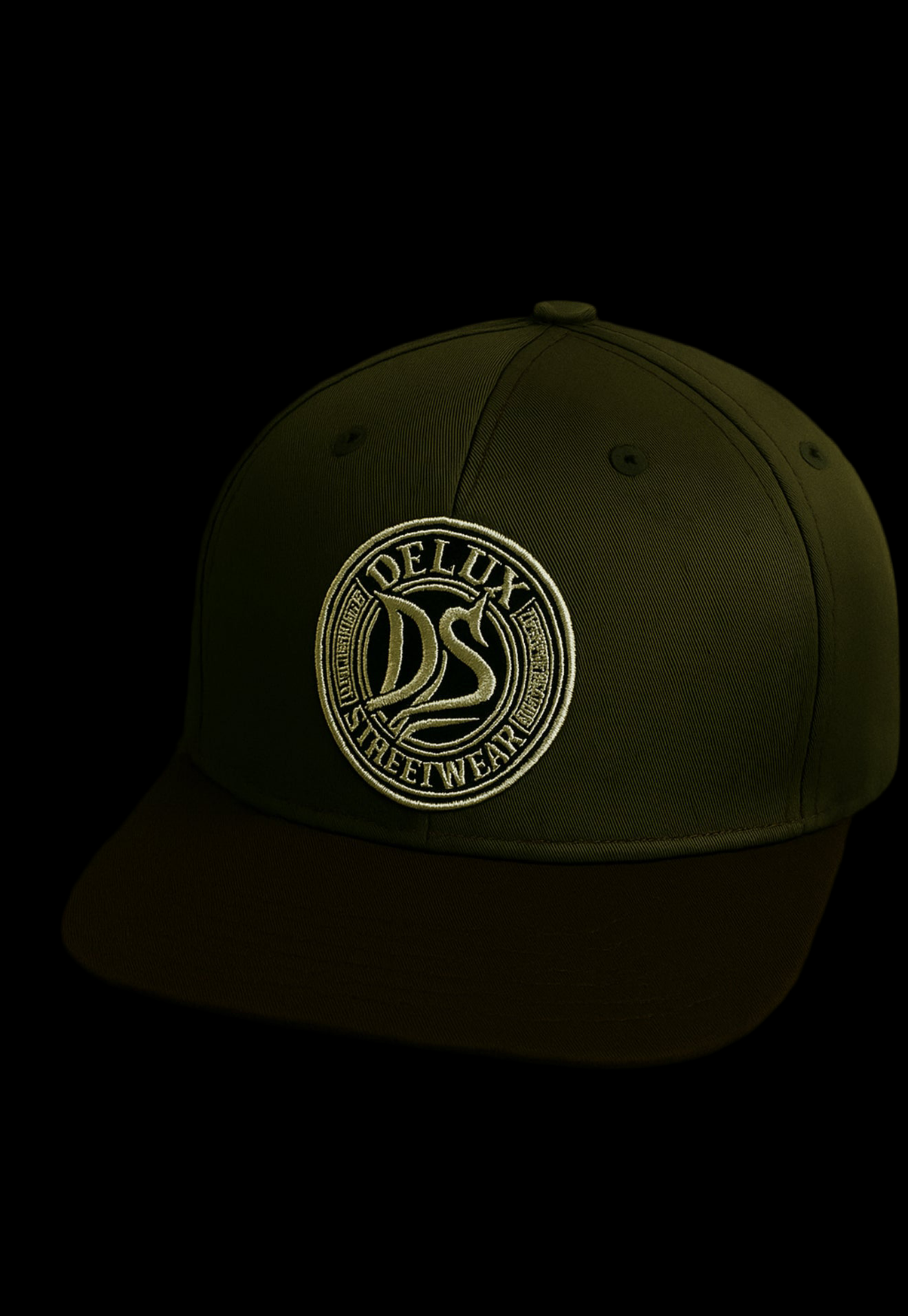 DE’LUX Streetwear Army Green & Black Hat