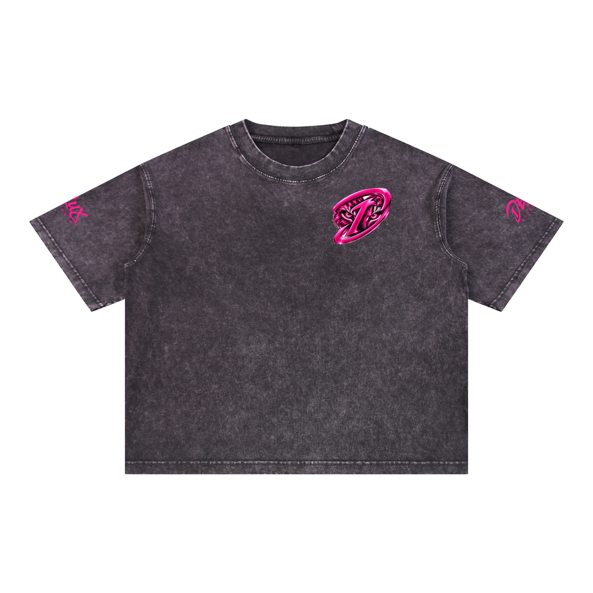 DeLuX Mineral Wash Boxy Cotton T-Shirt