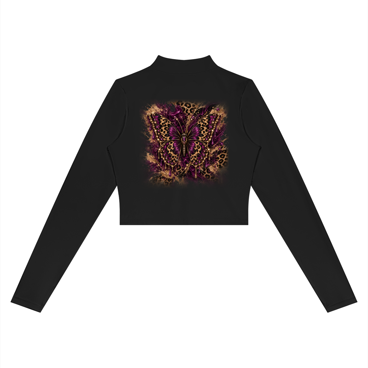 DeLuX Women’s Crop Yoga Sports Jacket