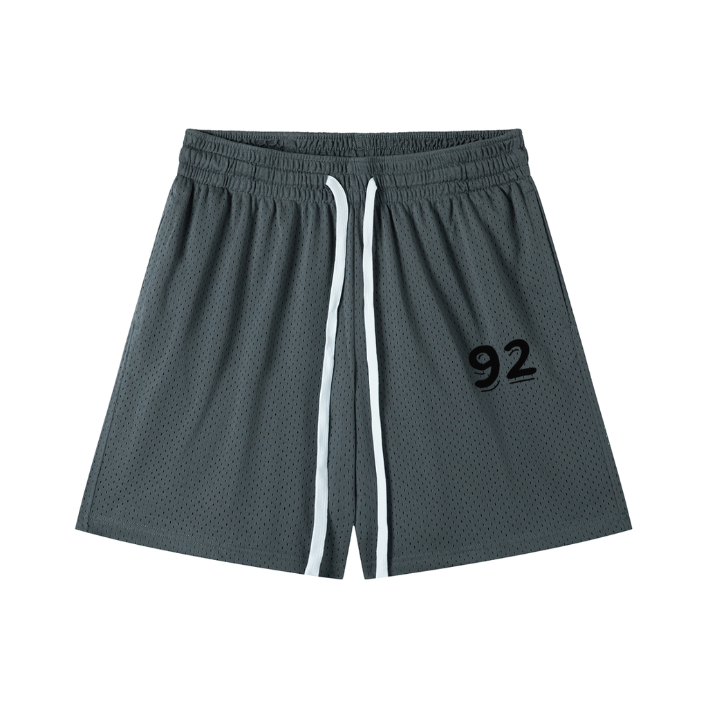 Mesh Drawstring Shorts