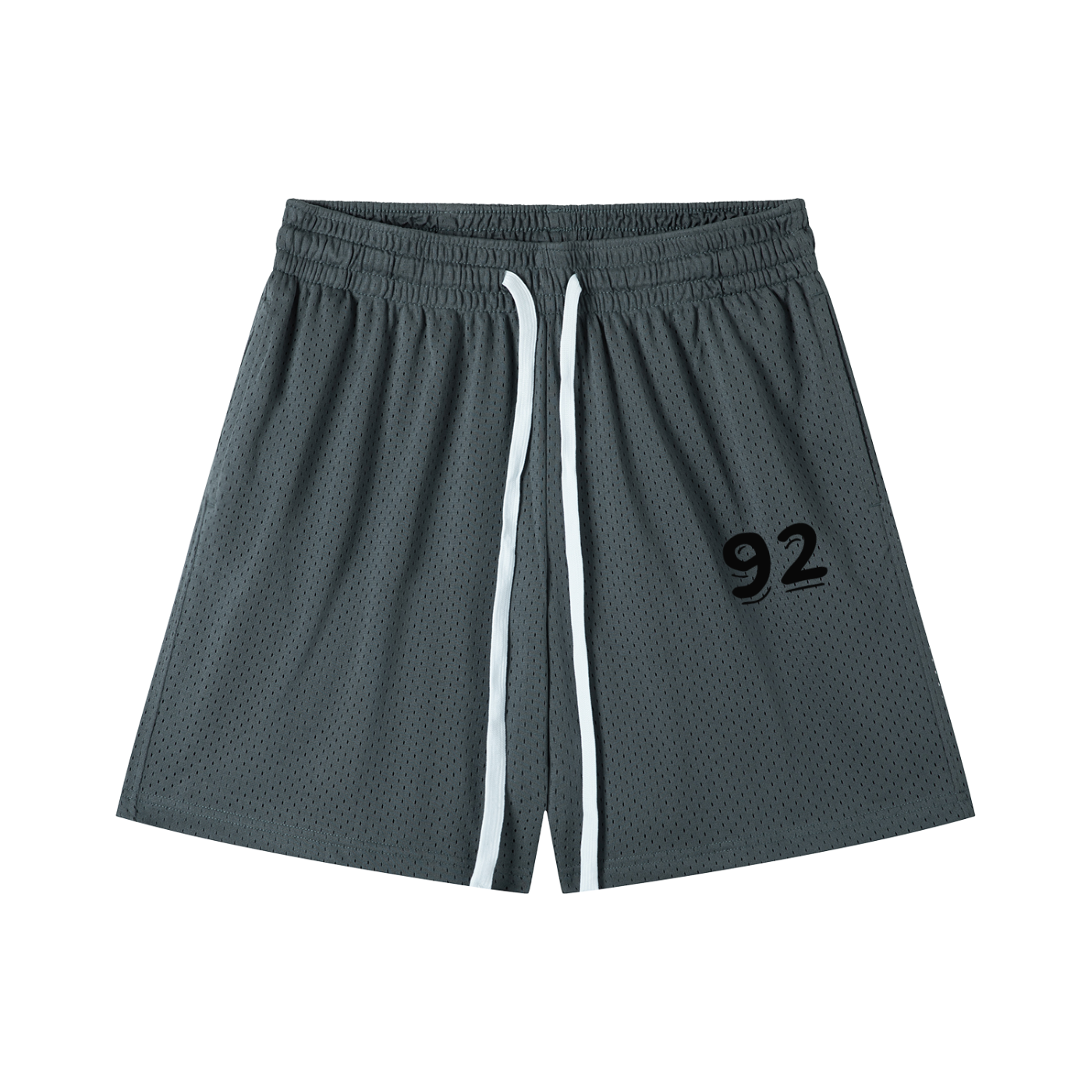 Mesh Drawstring Shorts