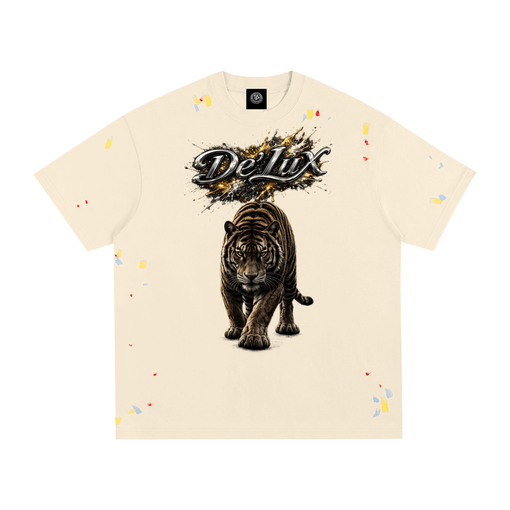 Tiger Paint Splatter T-Shirt