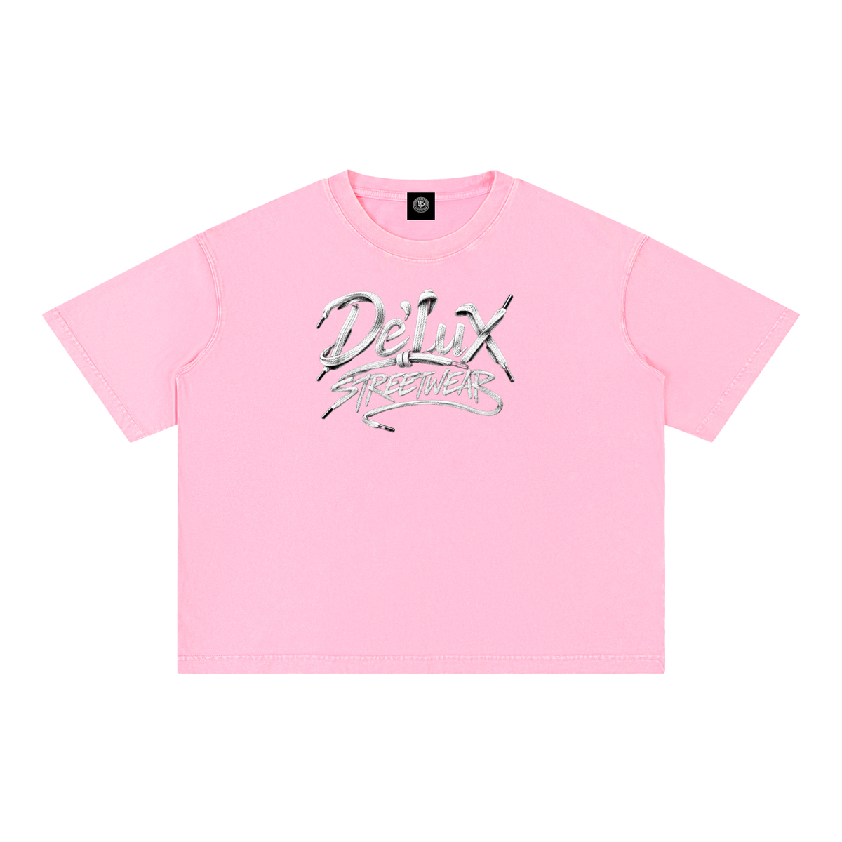 DeLuX Mineral Wash Boxy Cotton T-Shirt