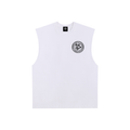 Raw Edge Cotton Tank Top