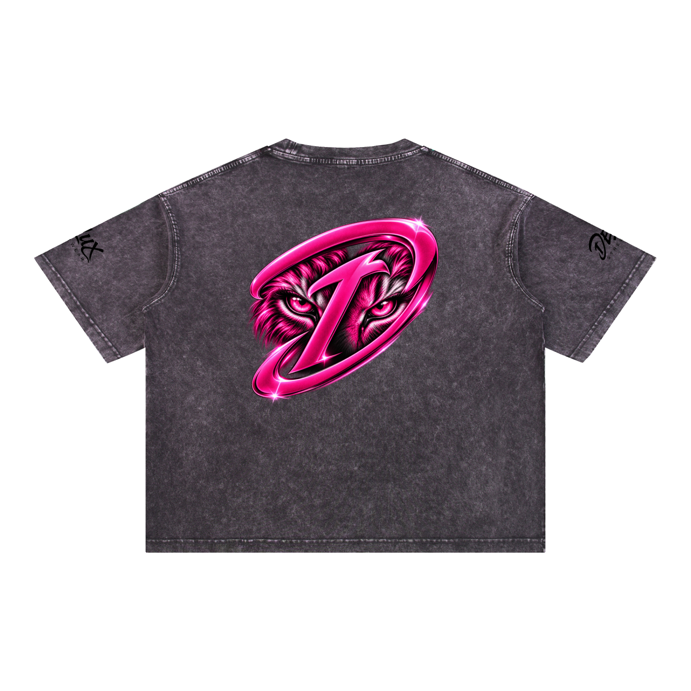 DeLuX Mineral Wash Boxy Cotton T-Shirt