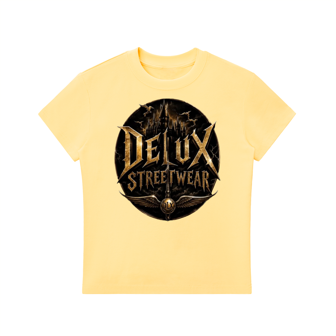 DeLuX Essential Bodycon Crewneck T-Shirt