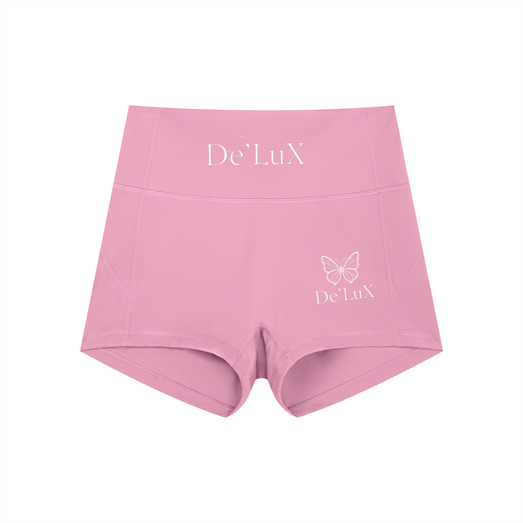 DeLuX Women’s High-Waist Yoga Shorts