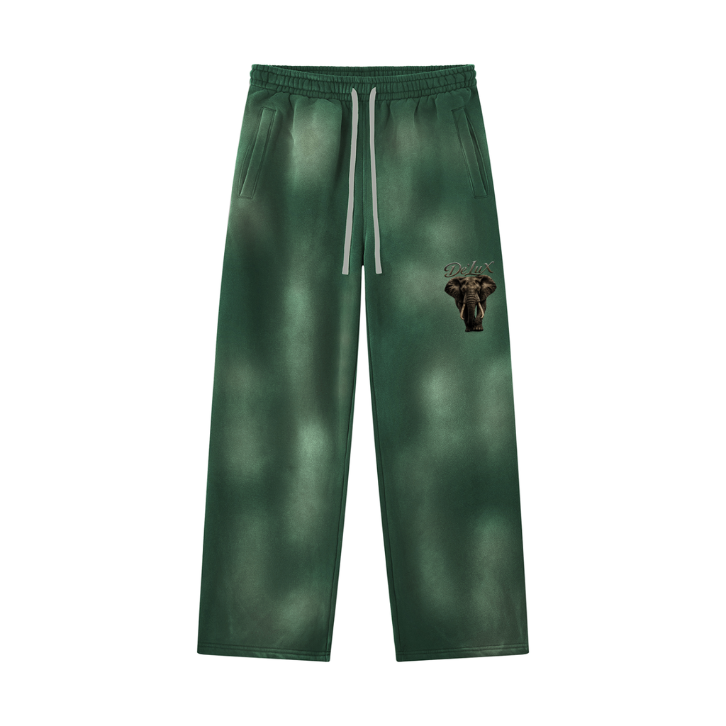 Elephant Sunfade Wide Leg Fleece Sweatpants