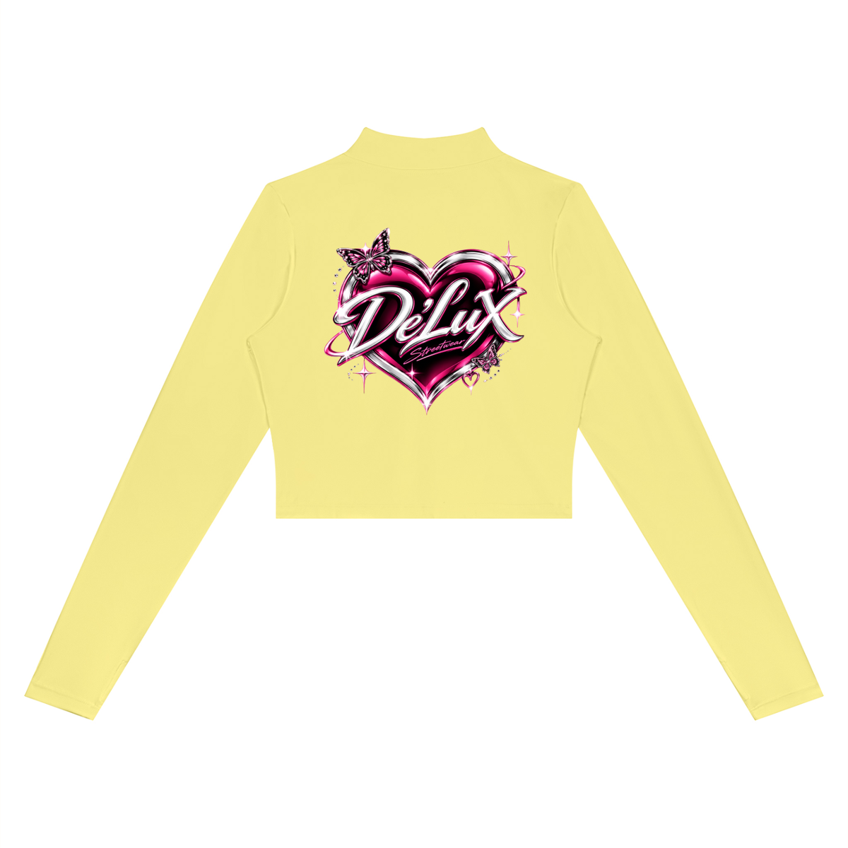 DeLuX Women’s Crop Yoga Sports Jacket
