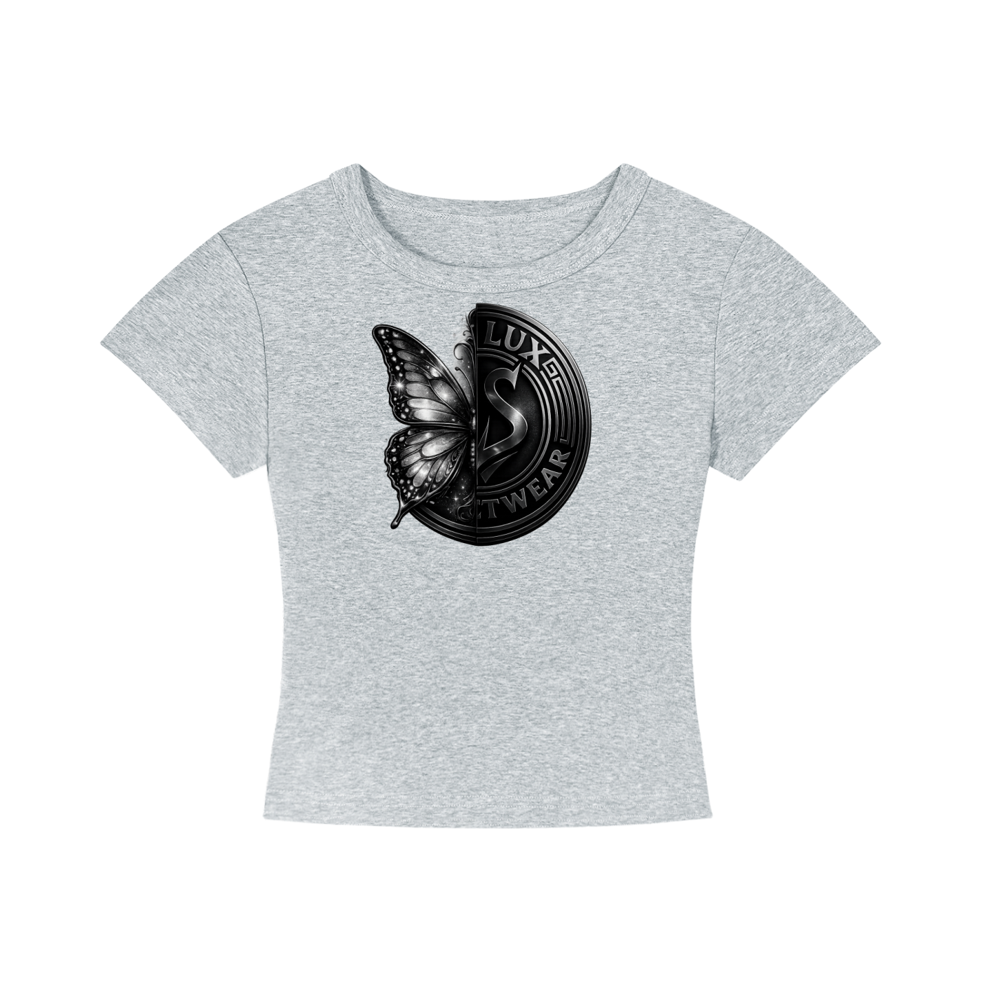DeLuX Butterfly Women's Cropped T-Shirt