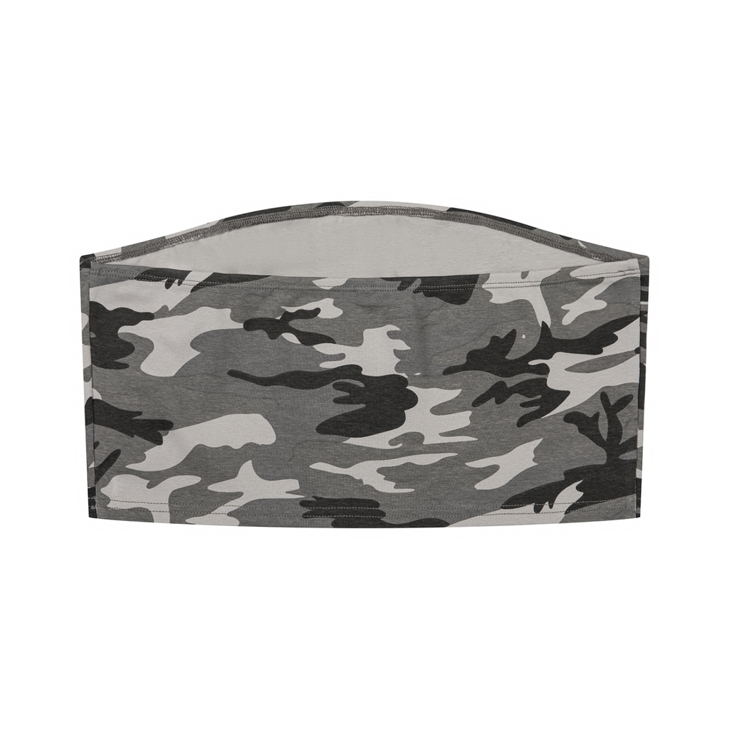 DeLuX Women’s Camo Cropped Tube Top