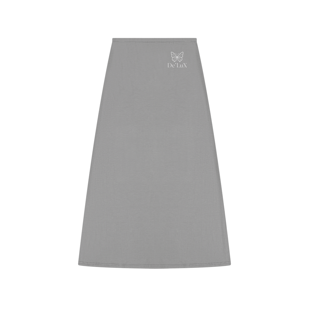 Women's Solid Color Knit Maxi Skirt