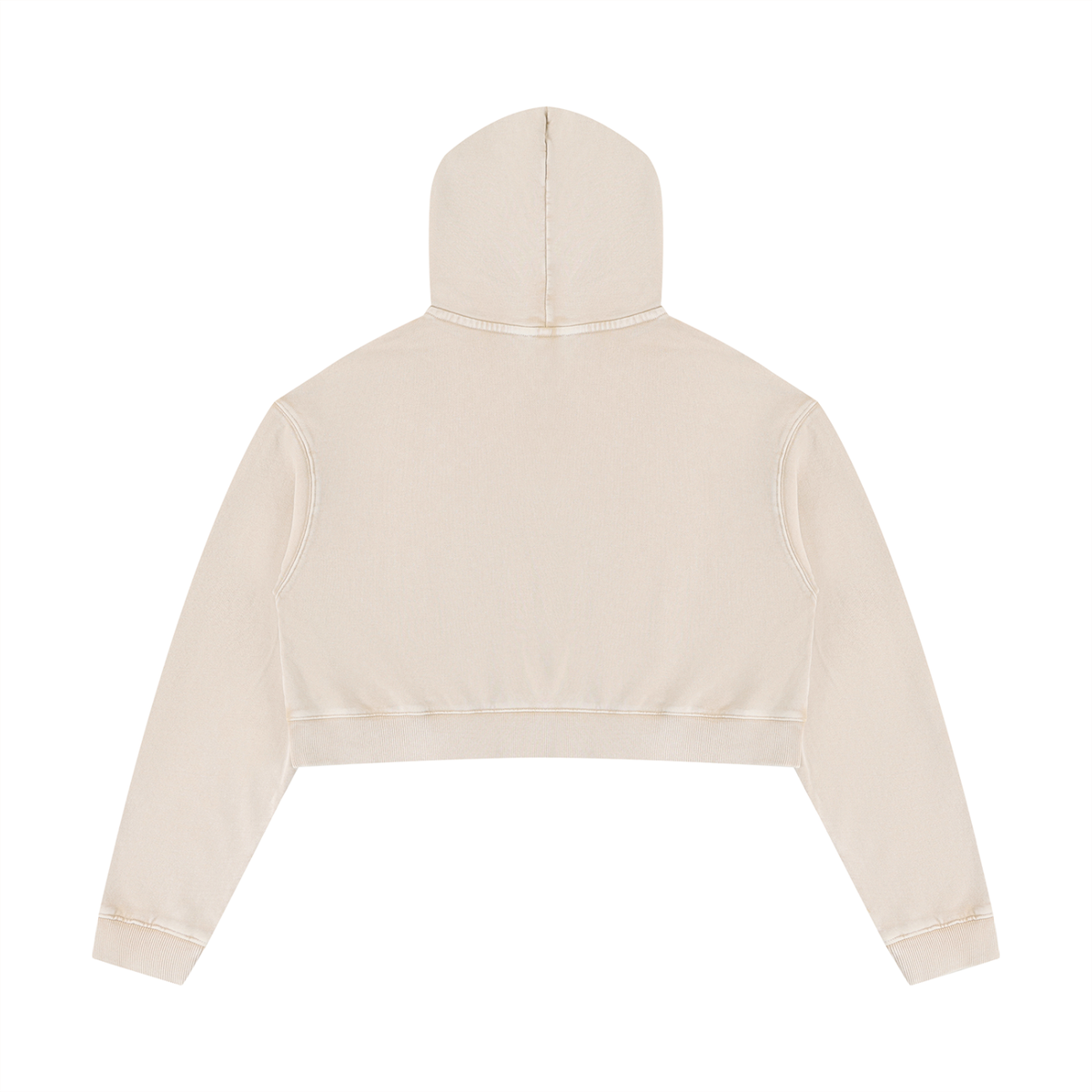 DeLuX Women’s Mineral Washed Crop Hoodie