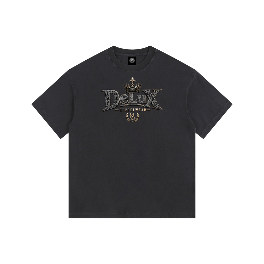 DeLuX Vintage Washed Oversized Cotton T-Shirt