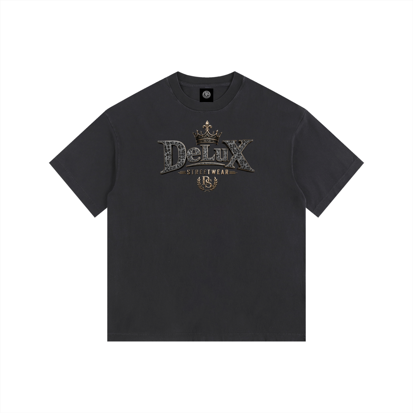 DeLuX Vintage Washed Oversized Cotton T-Shirt