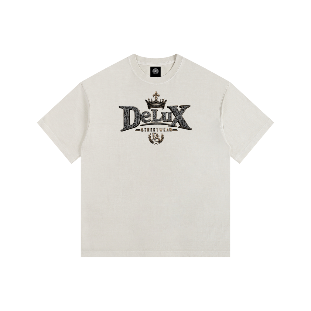 DeLuX Vintage Washed Oversized Cotton T-Shirt