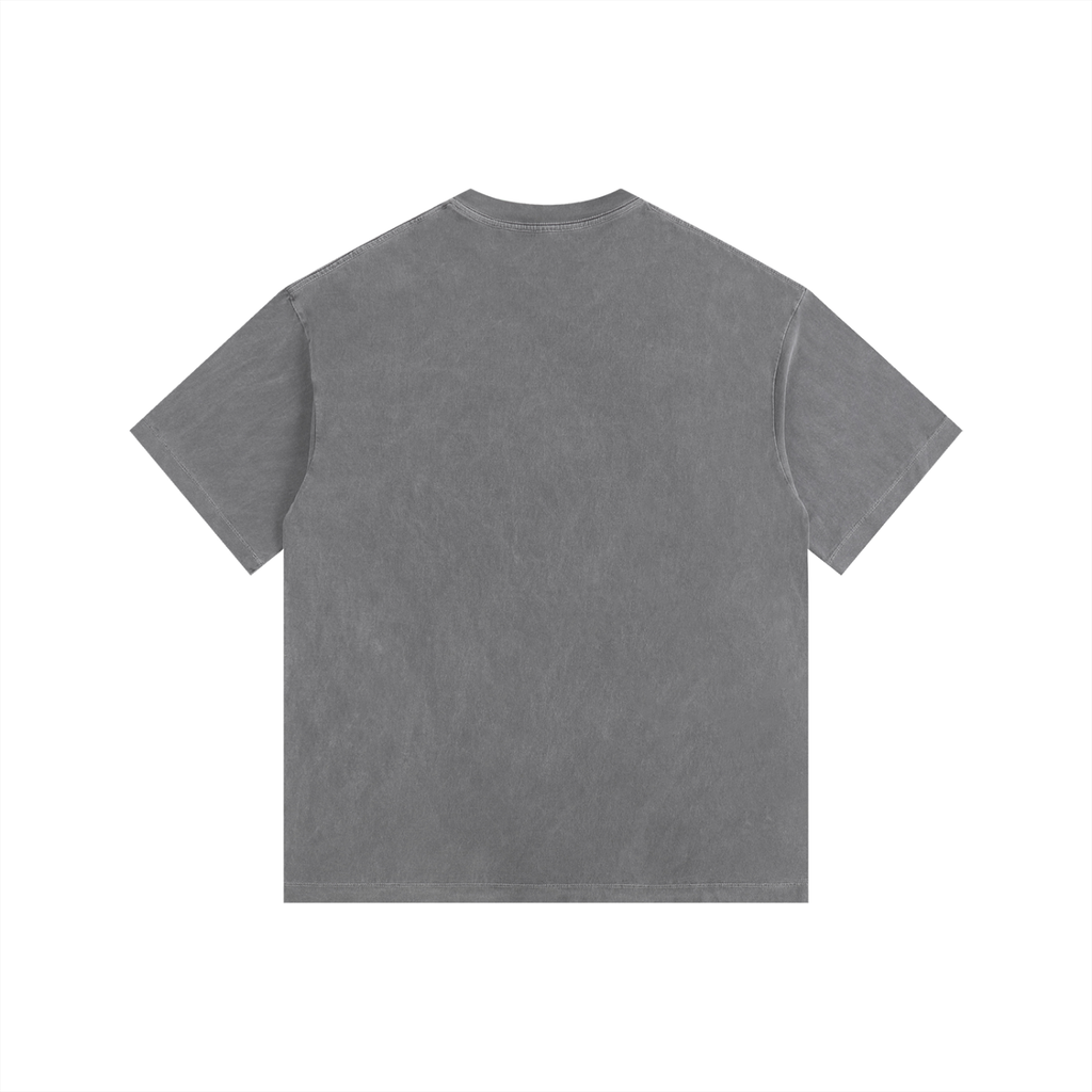 DeLuX Vintage Washed Oversized Cotton T-Shirt