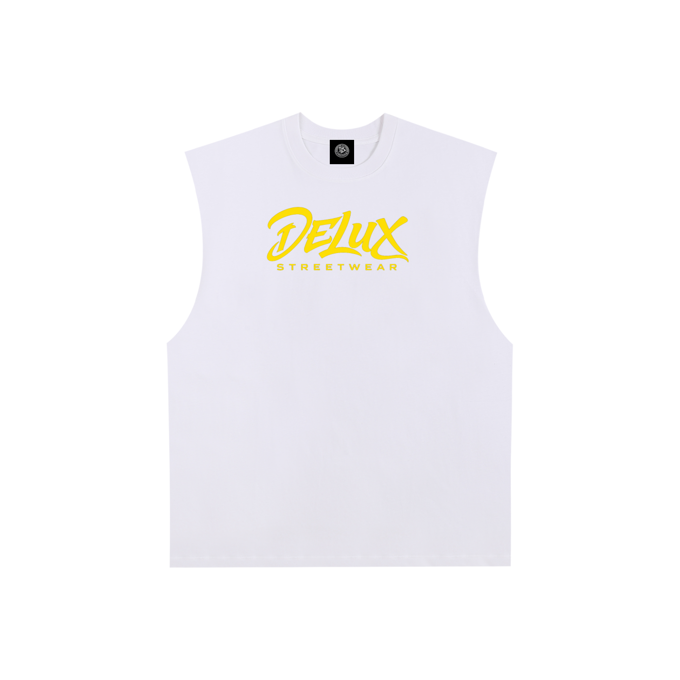 DeLuX Raw Edge Cotton Tank Top