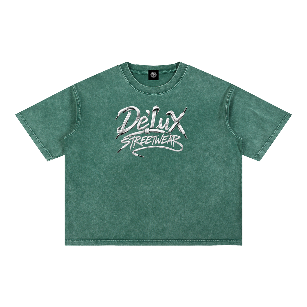 DeLuX Mineral Wash Boxy Cotton T-Shirt