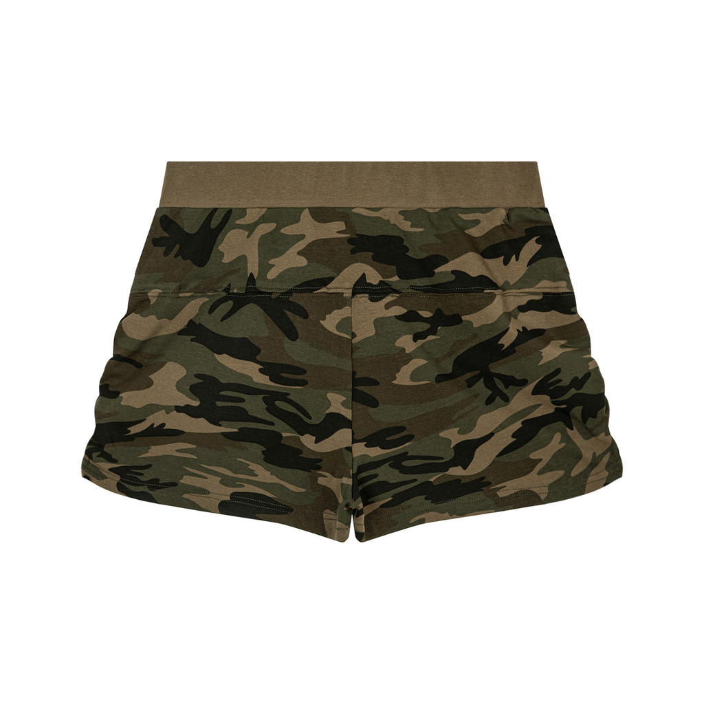 DeLuX Women's Slim Camo Shorts