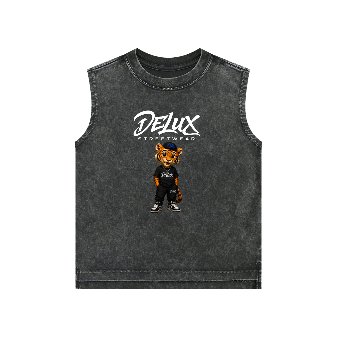 DeLuX Cartoon Snow Washed Kids' Tank Top