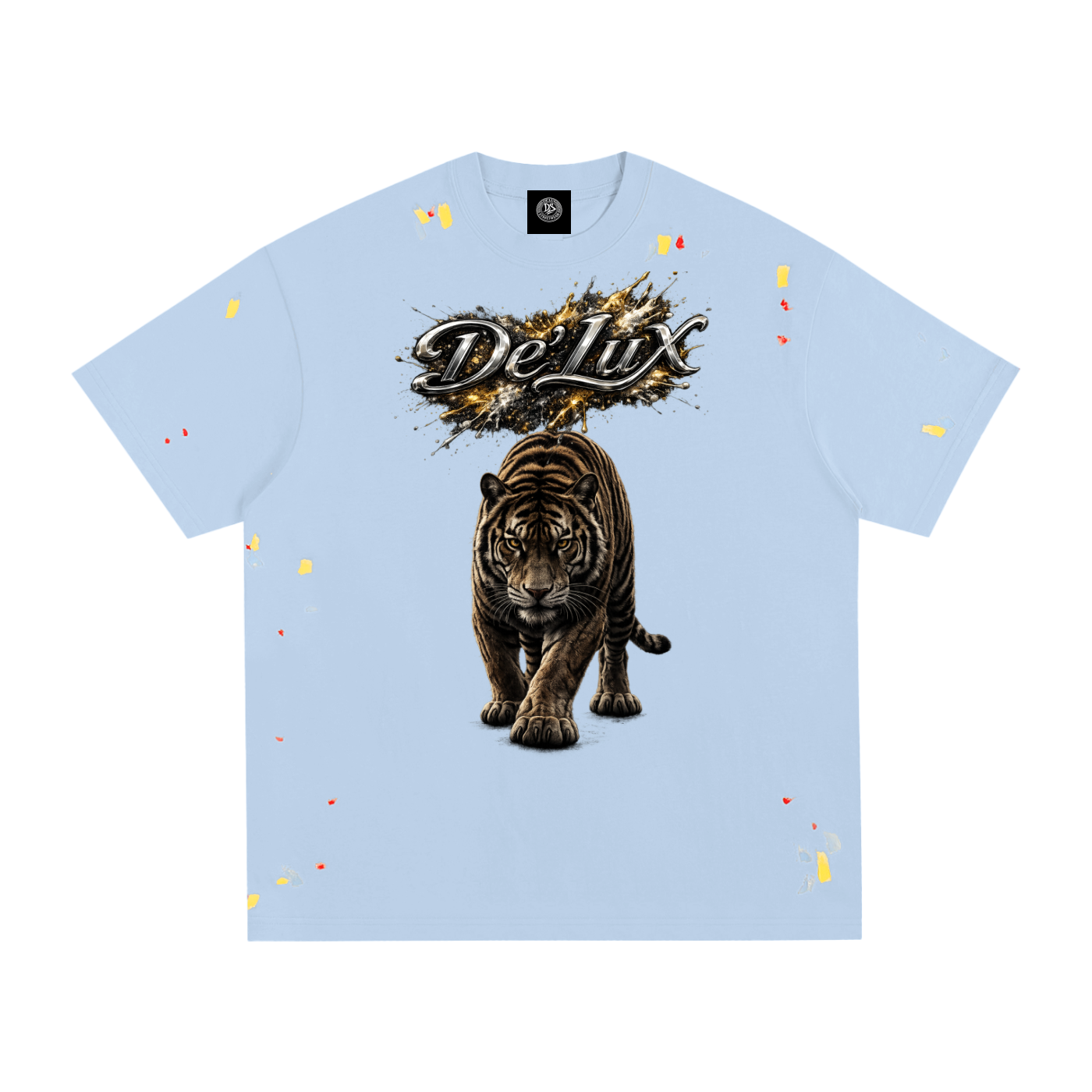 Tiger Paint Splatter T-Shirt