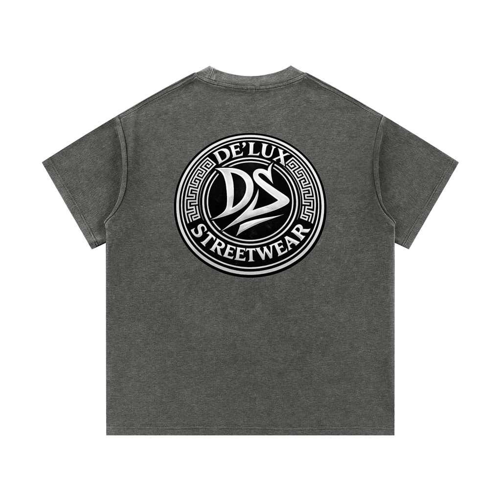 Mineral Wash Waffle Knit T-Shirt