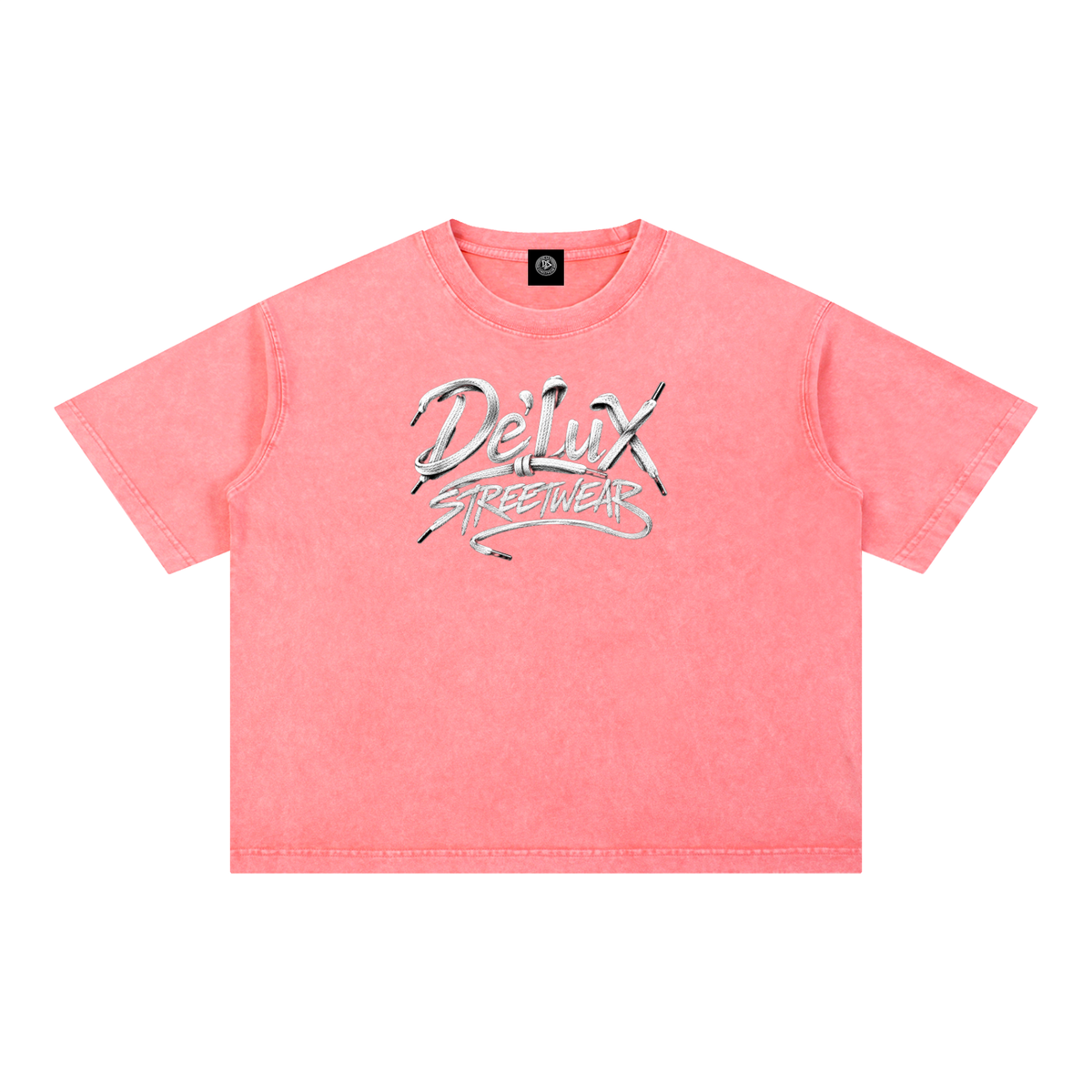 DeLuX Mineral Wash Boxy Cotton T-Shirt