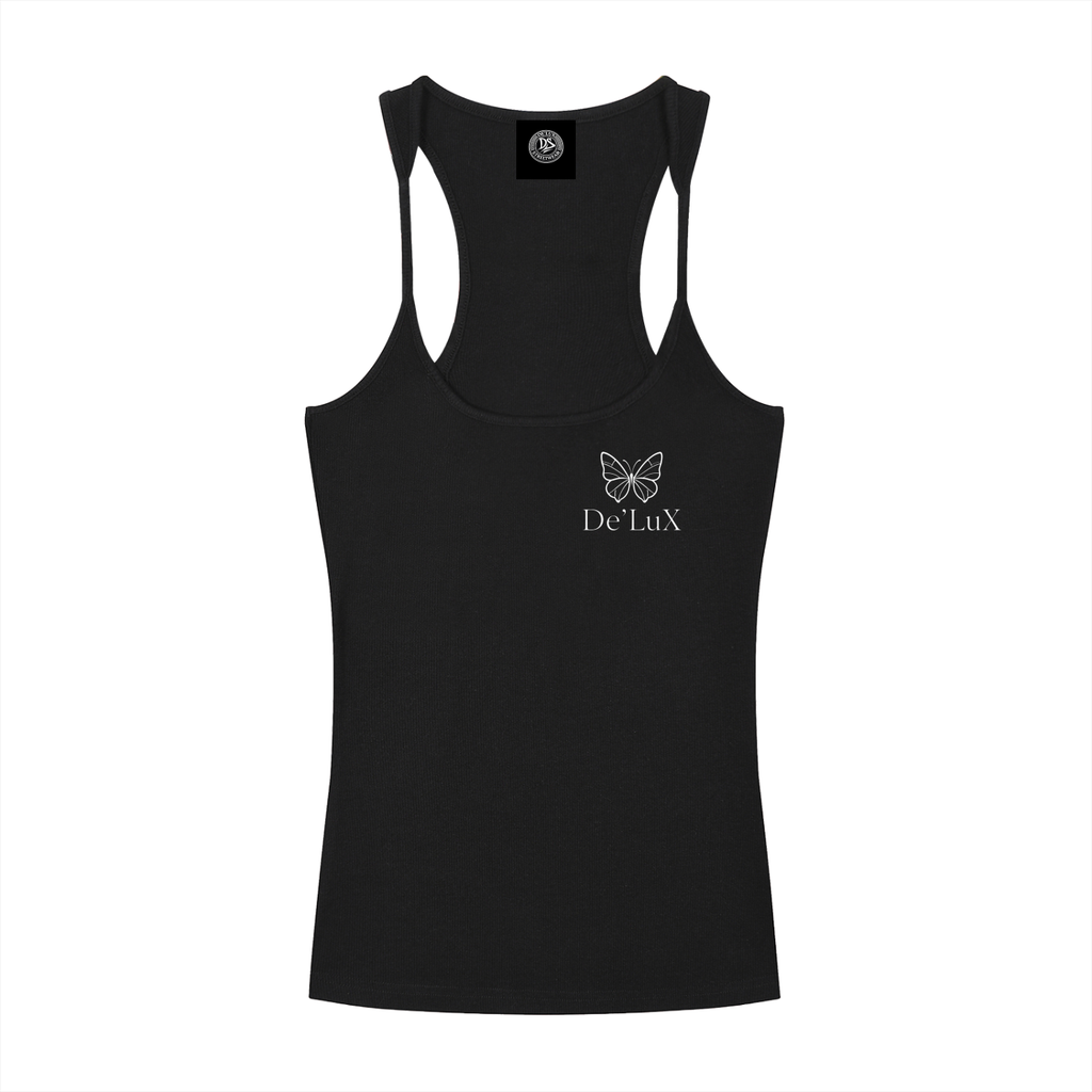 DeLuX Slim Fit Ribbed Racerback Tank Top