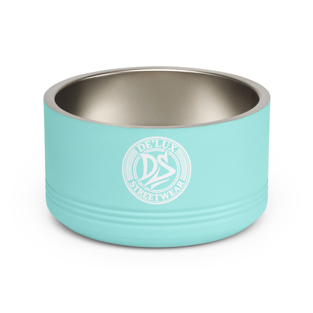 Ceramic-Style Stainless Pet Bowl — 18oz Modern Dog & Cat Feeder