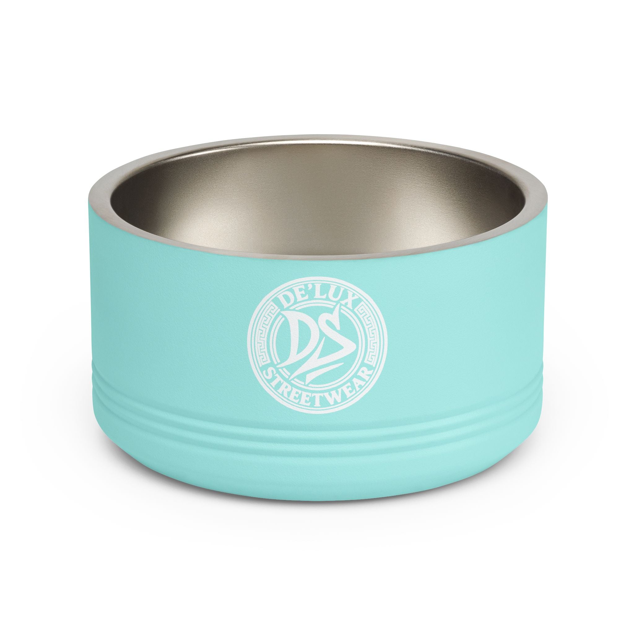 Ceramic-Style Stainless Pet Bowl — 18oz Modern Dog & Cat Feeder