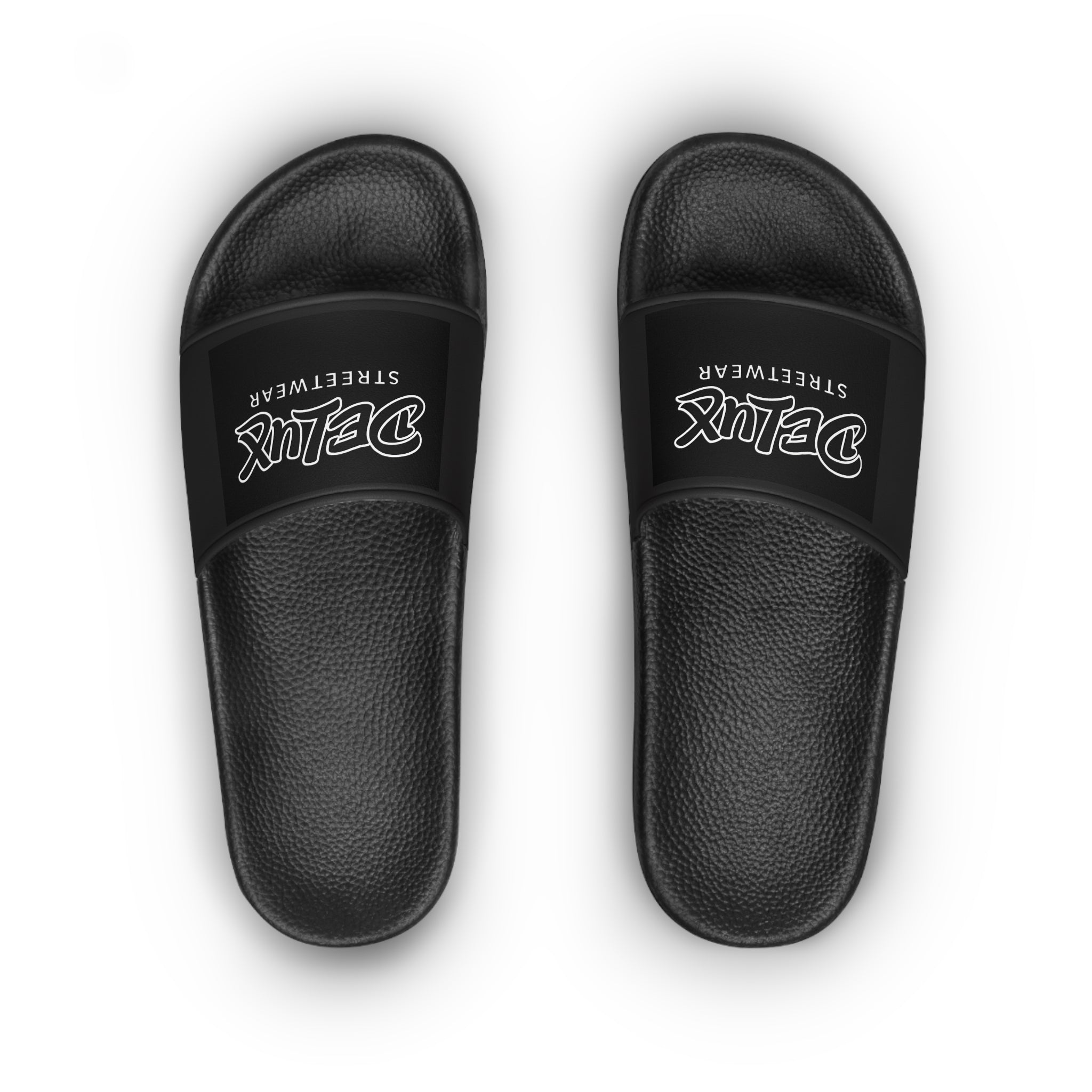Women's Slide Sandals — DELUX Streetwear Logo Pool Slides