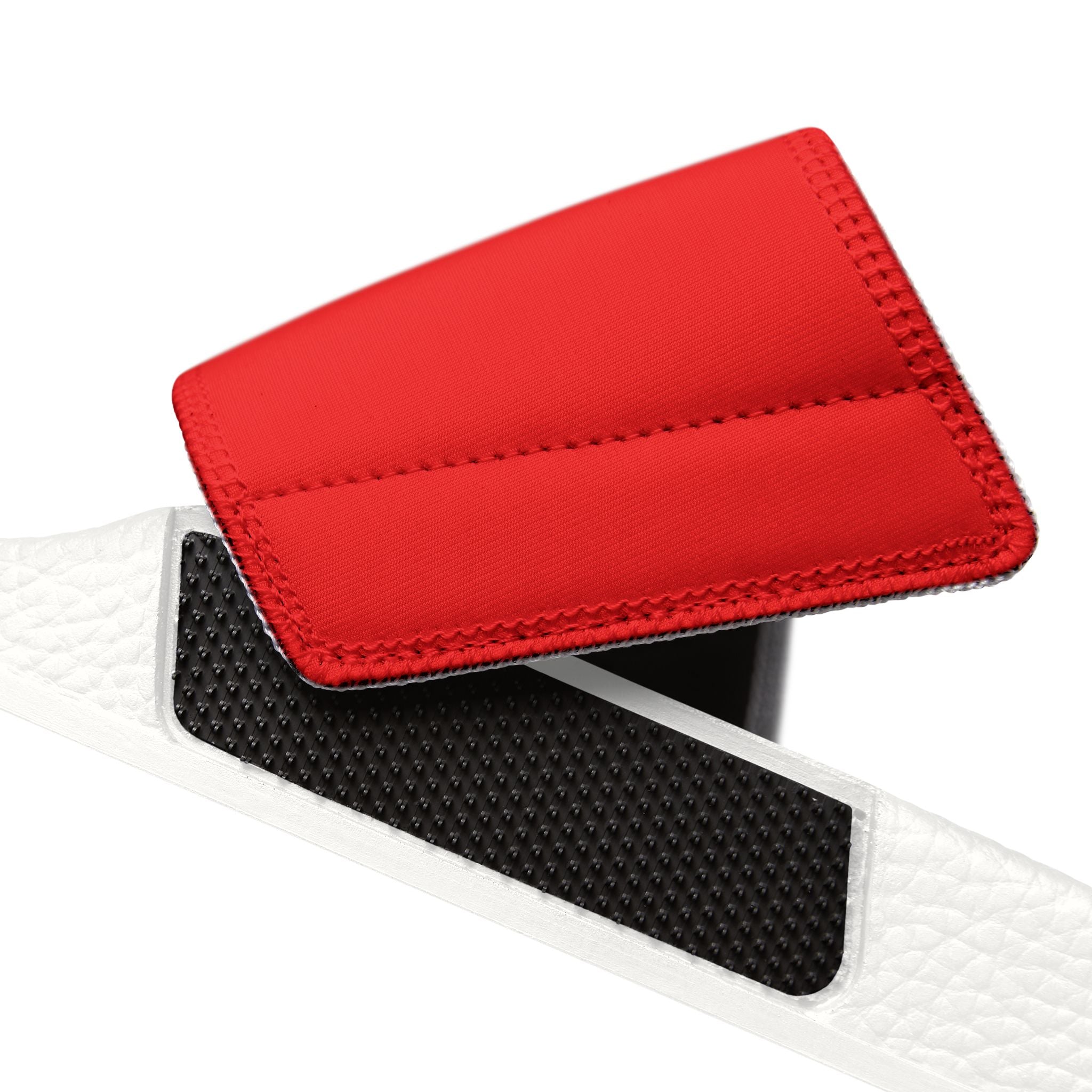 Men's Slide Sandals — Red Deluxe Streetwear Logo Slides