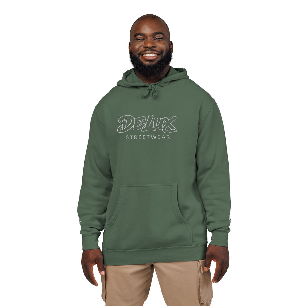 Vintage Green ‘Delux’ Pigment-Dyed Hoodie