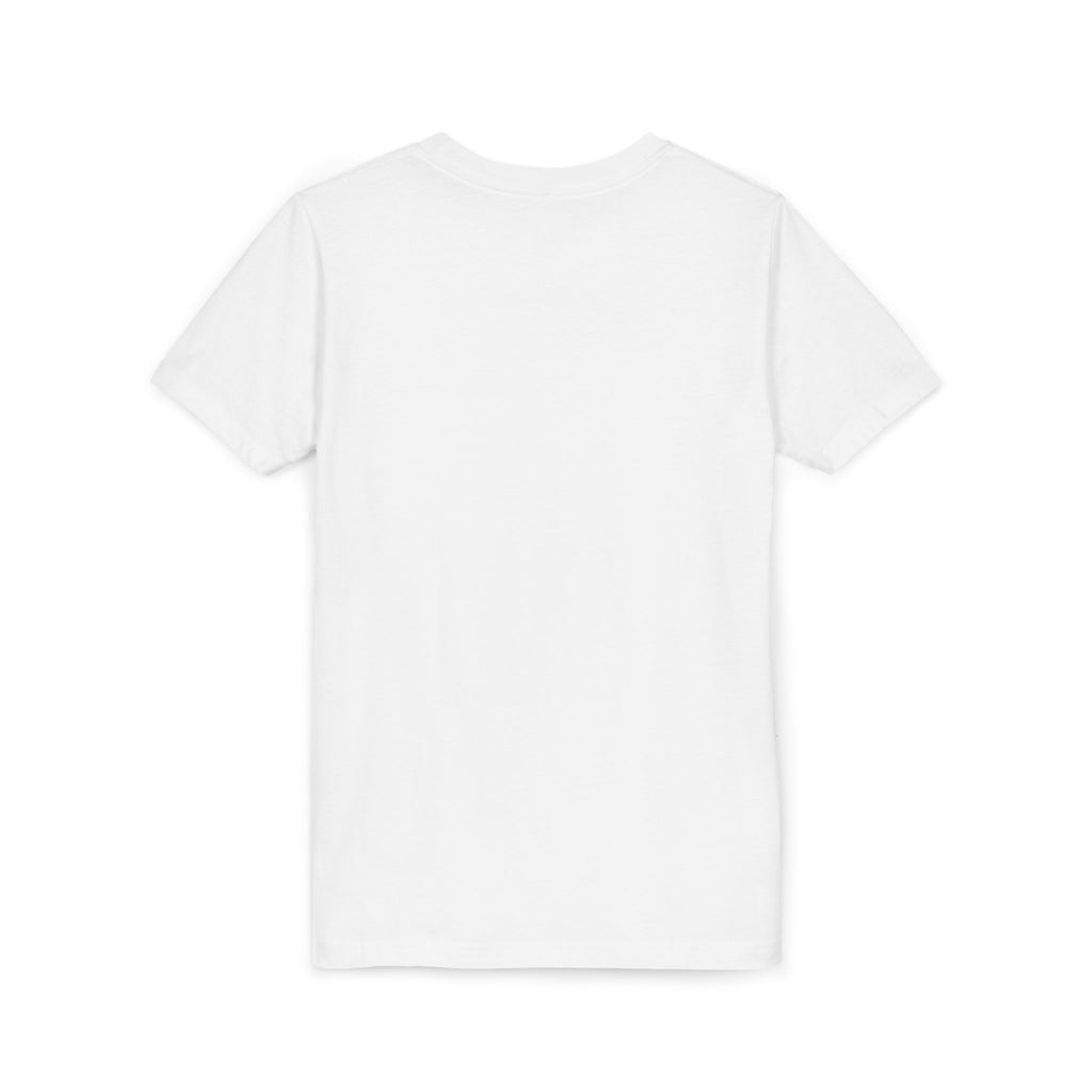 Youth Tee - "LOVE" Patriotic American Flag Design (Fourth of July Kids Shirt)