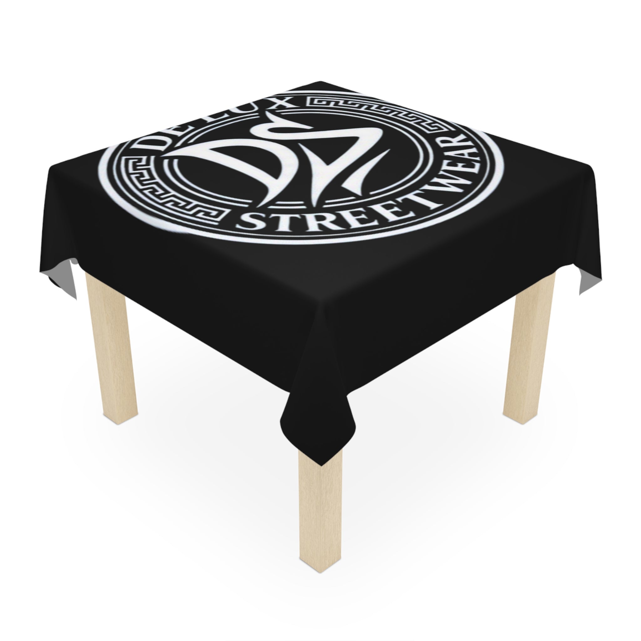 Tablecloth — D'Lux Streetwear Logo Black & White Urban Table Cover