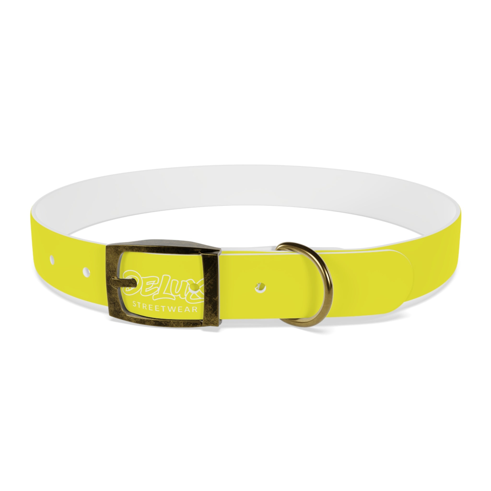 Neon Yellow Reflective Dog Collar — High-Visibility Safety Collar for Pets
