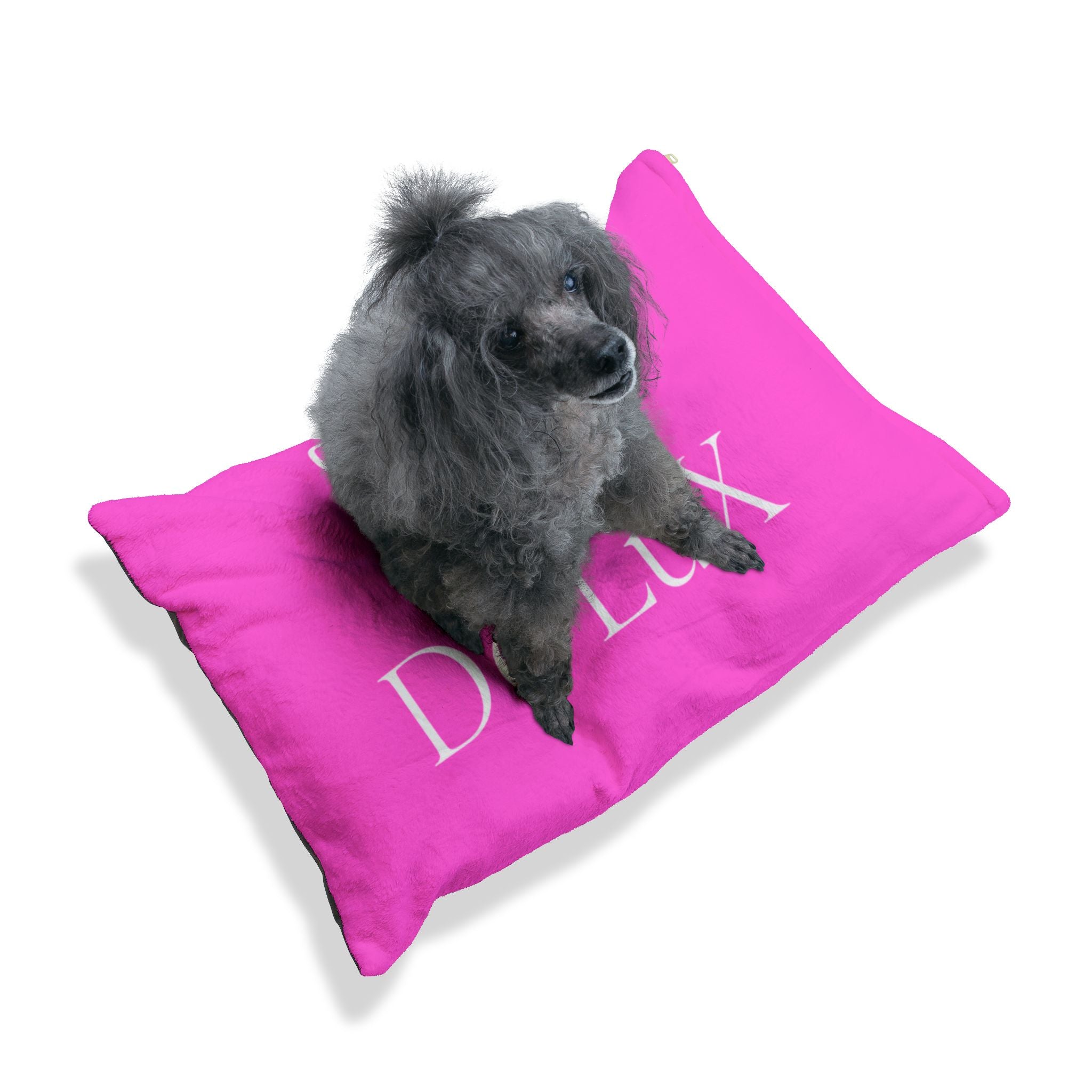 Deluxe Butterfly Pet Bed — Plush Pink Personalized De’Lux