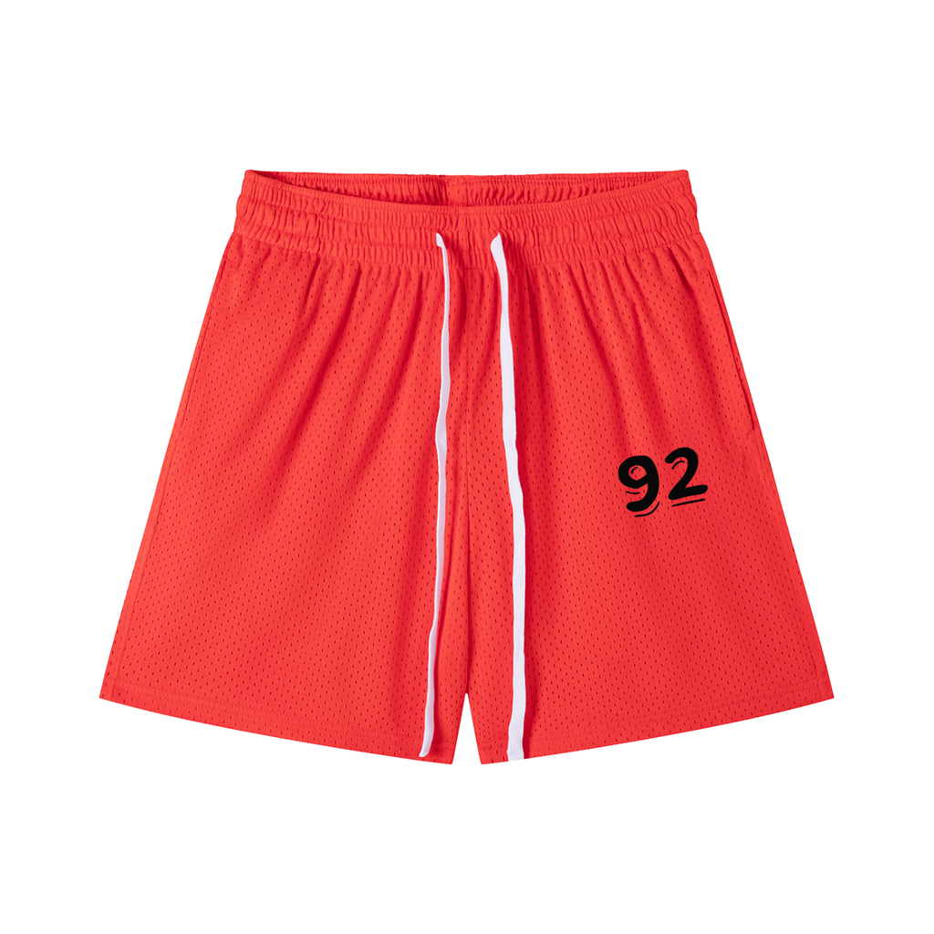 Mesh Drawstring Shorts