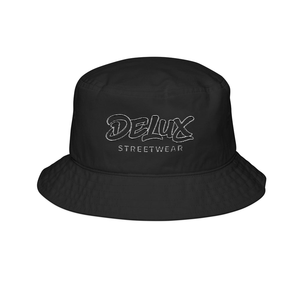 Delux Streetwear Embroidered Bucket Hat — Urban Casual Sun Hat
