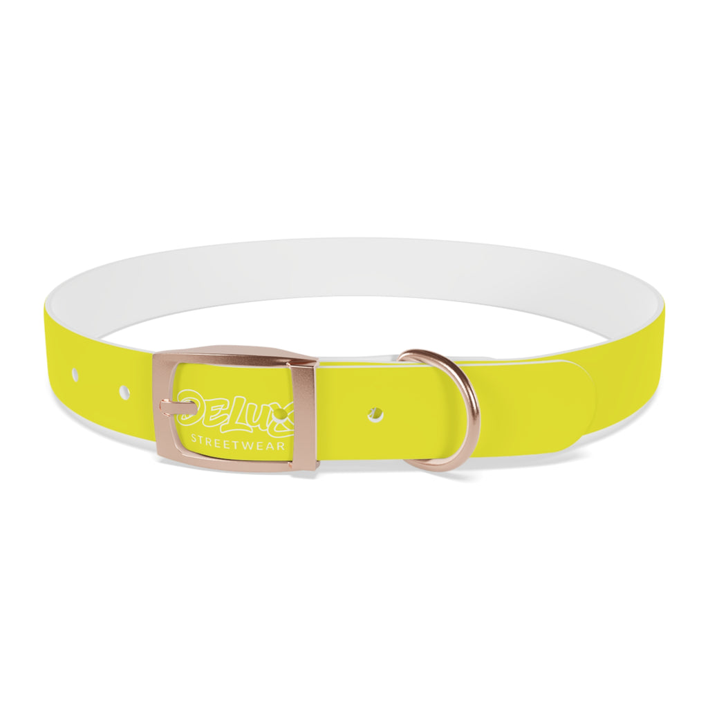 Neon Yellow Reflective Dog Collar — High-Visibility Safety Collar for Pets
