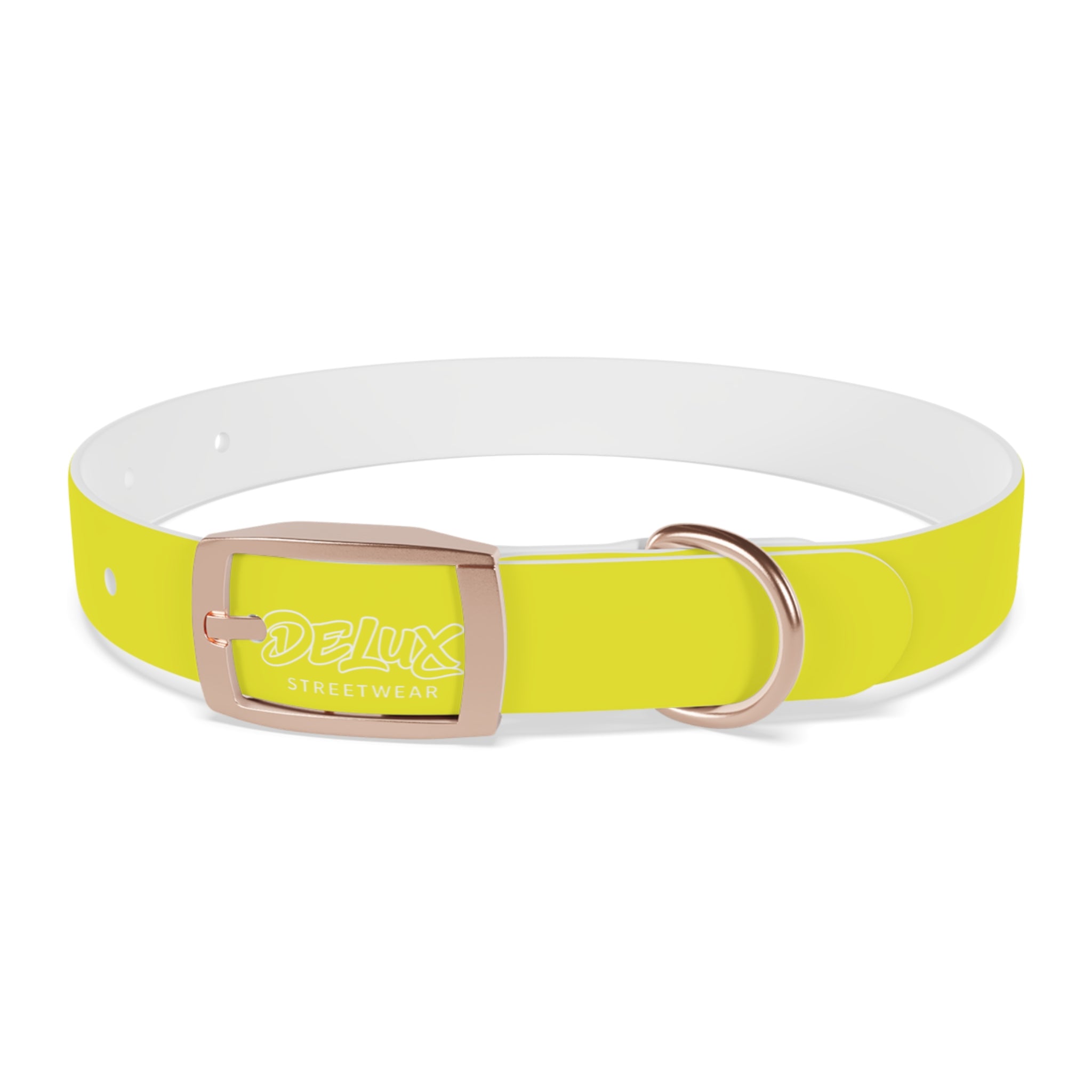 Neon Yellow Reflective Dog Collar — High-Visibility Safety Collar for Pets