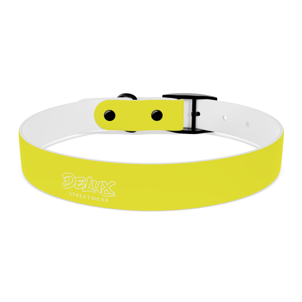 Neon Yellow Reflective Dog Collar — High-Visibility Safety Collar for Pets