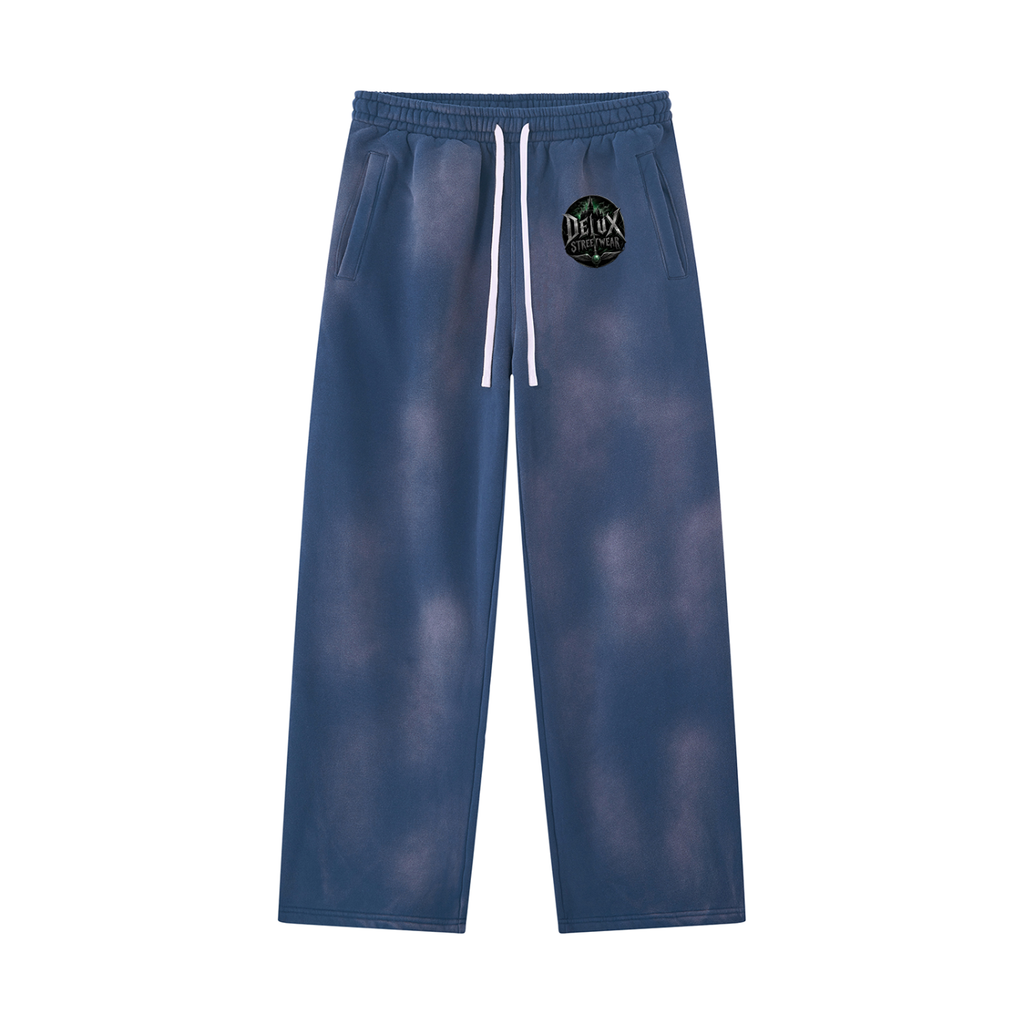 DeLuX Sunfade Wide Leg Fleece Sweatpants