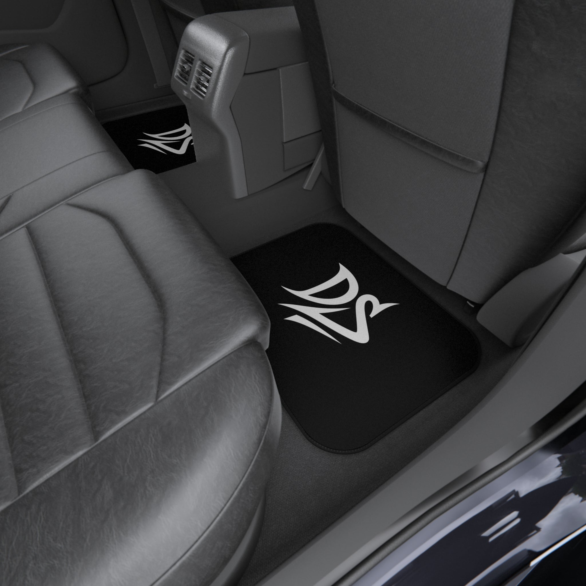DS Logo Car Mats (Set of 4) — Black Custom Auto Floor Mats