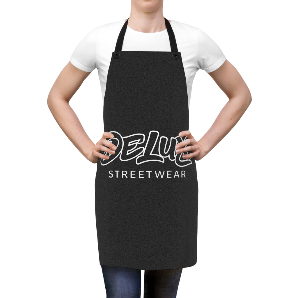 Apron - DELUX Streetwear Graphic Chef Apron (Black)
