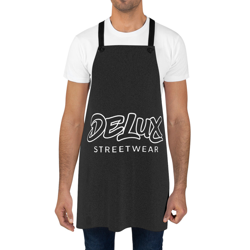 Apron - DELUX Streetwear Graphic Chef Apron (Black)