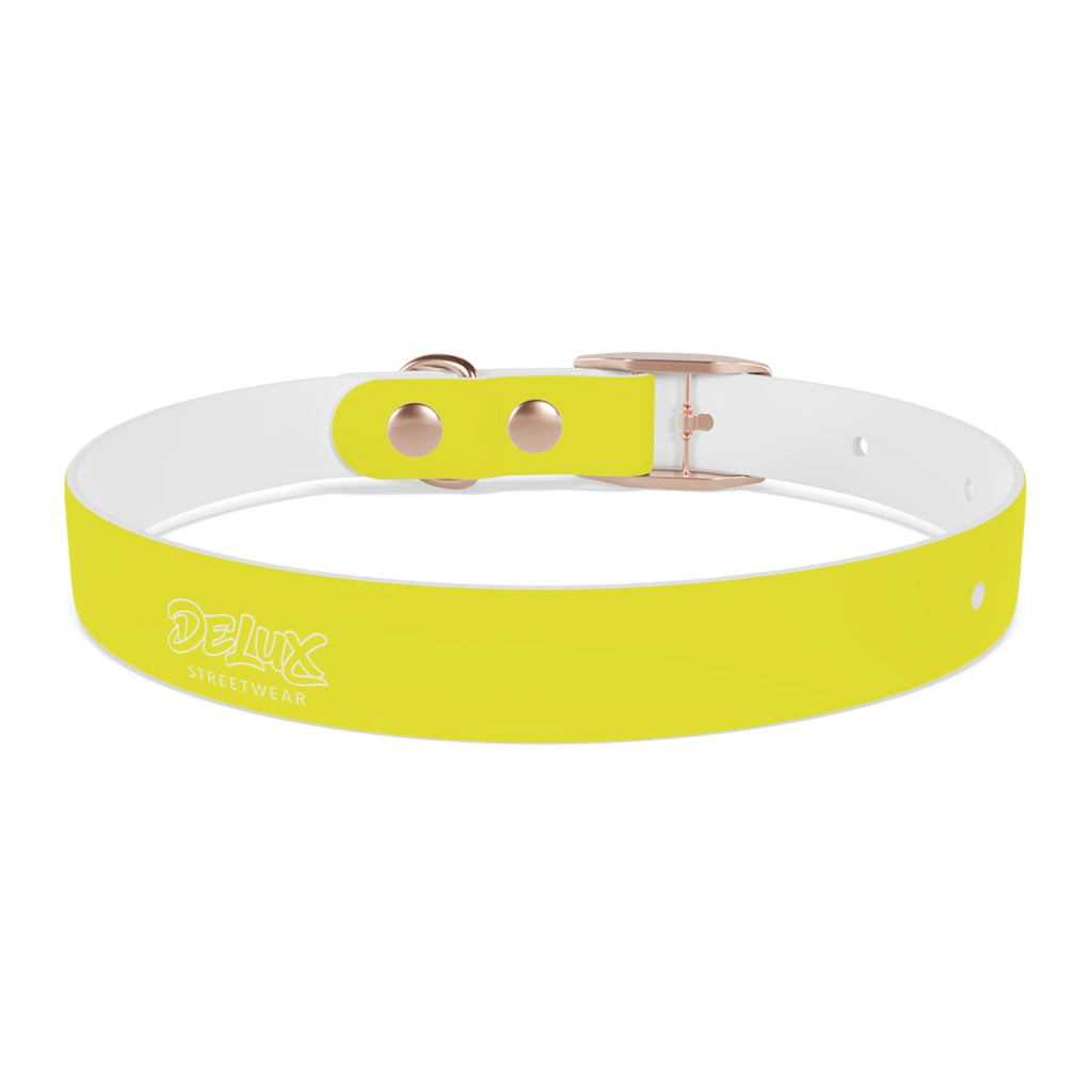 Neon Yellow Reflective Dog Collar — High-Visibility Safety Collar for Pets