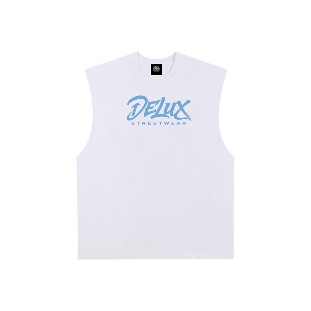 DeLuX Raw Edge Cotton Tank Top