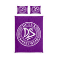 Streetwear Logo Cotton Bed Set — De’Lux DS Purple Duvet Cover